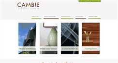 Desktop Screenshot of cambiesurgery.com